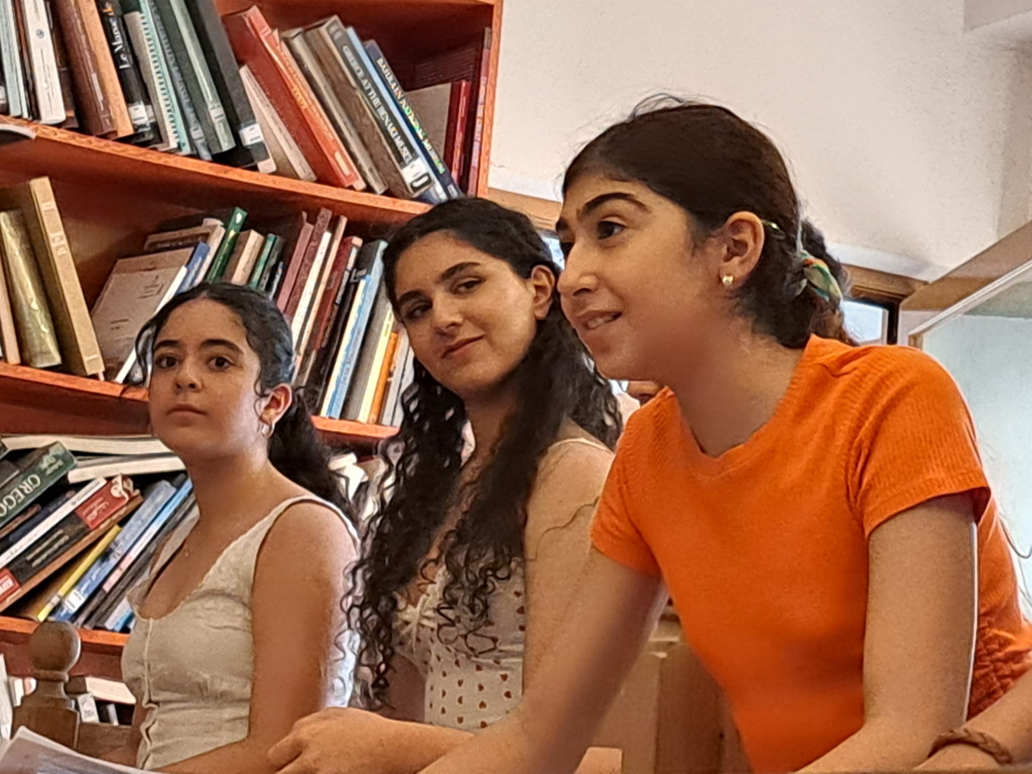 Yara, Zélie, Raghad, nez Aser.